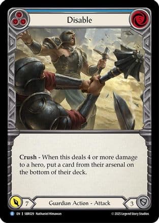 Disable — Silver Age Chapter 1 Flesh and Blood card by Nathaniel Himawan