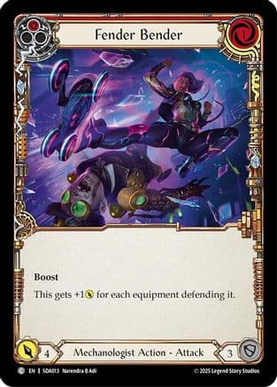 Fender Bender — Silver Age Chapter 1 Flesh and Blood card by Narendra B Adi