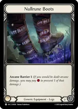 Nullrune Boots (SVI010) — Silver Age Chapter 1