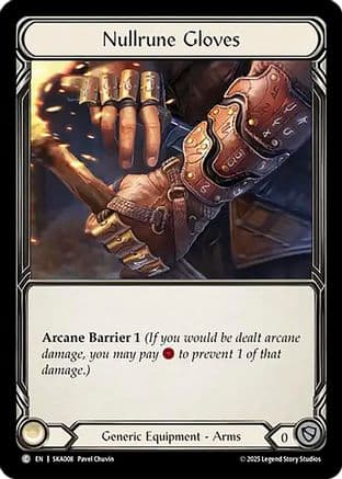Nullrune Gloves (SKA008) — Silver Age Chapter 1