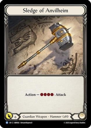 Sledge of Anvilheim — Silver Age Chapter 1 Flesh and Blood card by tomassommaydstrom