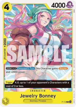 Jewelry Bonney (Heroines Battle Pack) — One Piece Promotion Cards
