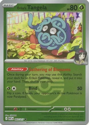 Erika's Tangela - 007/217 (Poke Ball) — ME: Ascended Heroes