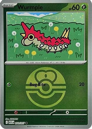 Wurmple (Love Ball) — ME: Ascended Heroes