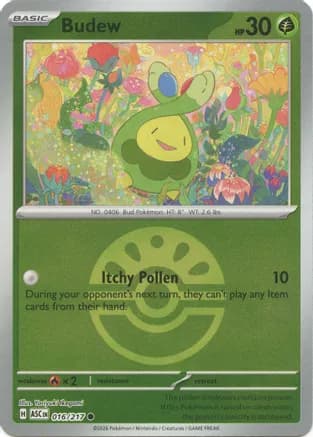 Budew - 016/217 (Friend Ball) — ME: Ascended Heroes