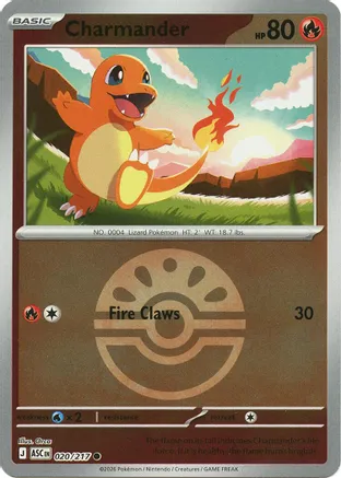 Charmander (Friend Ball) — ME: Ascended Heroes