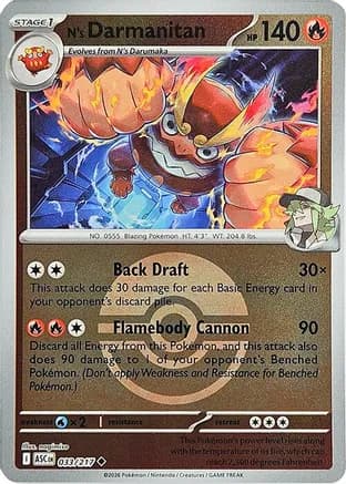 N's Darmanitan (Poke Ball) — ME: Ascended Heroes