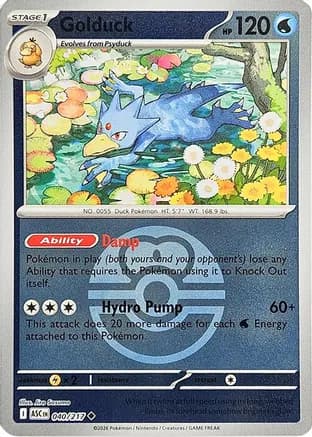 Golduck (Love Ball) — ME: Ascended Heroes