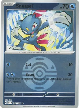 Sneasel (Dusk Ball) — ME: Ascended Heroes