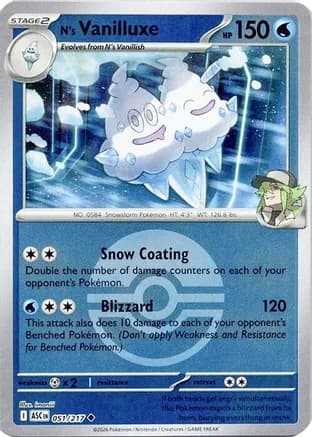 N's Vanilluxe (Poke Ball) — ME: Ascended Heroes