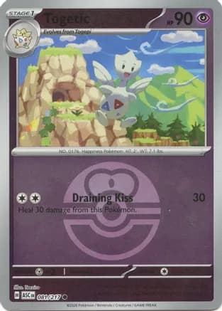 Togetic (Love Ball) — ME: Ascended Heroes Pokémon TCG card by Teeziro