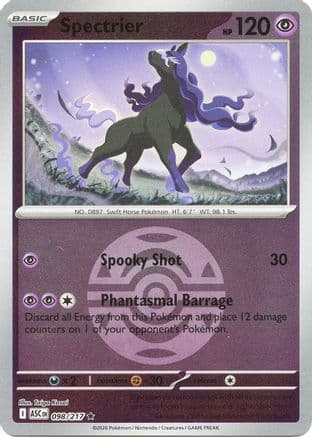 Spectrier (Dusk Ball) — ME: Ascended Heroes Pokémon TCG card by Taiga Kasai