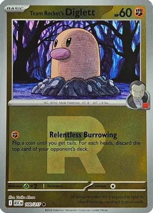 Team Rocket's Diglett (Team Rocket) — ME: Ascended Heroes