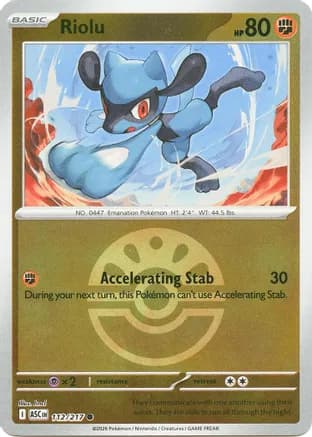 Riolu (Friend Ball) — ME: Ascended Heroes