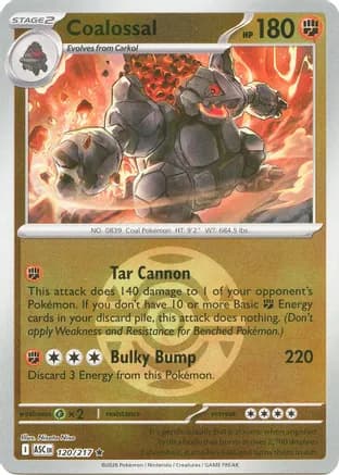Coalossal (Dusk Ball) — ME: Ascended Heroes