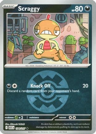 Scraggy (Quick Ball) — ME: Ascended Heroes Pokémon TCG card by Shimaris Yukichi