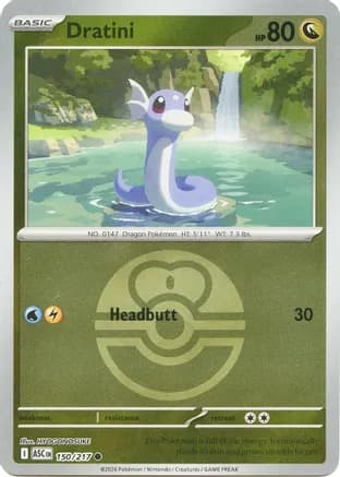 Dratini (Love Ball) — ME: Ascended Heroes Pokémon TCG card by HYOGONOSUKE
