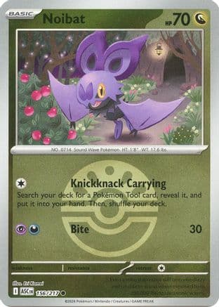 Noibat (Friend Ball) — ME: Ascended Heroes Pokémon TCG card by Eri Kamei