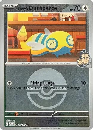 Larry's Dunsparce (Poke Ball) — ME: Ascended Heroes