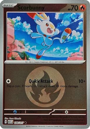Scorbunny - 036/217 (Energy Symbol Pattern) — ME: Ascended Heroes