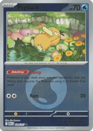 Psyduck - 039/217 (Energy Symbol Pattern) — ME: Ascended Heroes