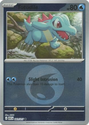 Totodile (Energy Symbol Pattern) — ME: Ascended Heroes Pokémon TCG card by REND