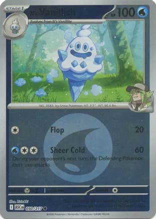 N's Vanillish (Energy Symbol Pattern) — ME: Ascended Heroes Pokémon TCG card by kirisAki