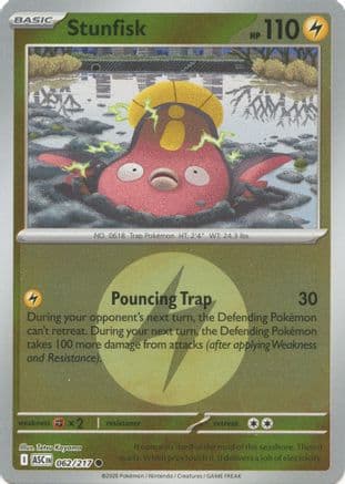 Stunfisk (Energy Symbol Pattern) — ME: Ascended Heroes Pokémon TCG card by Tetsu Kayama