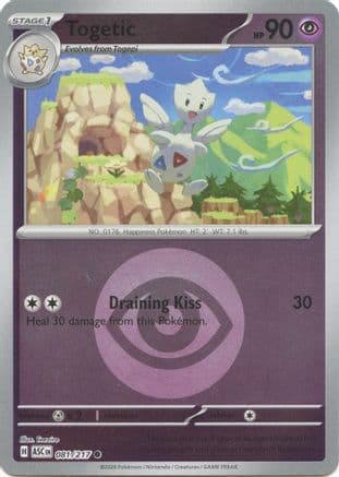 Togetic (Energy Symbol Pattern) — ME: Ascended Heroes Pokémon TCG card by Teeziro