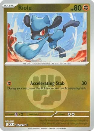 Riolu (Energy Symbol Pattern) — ME: Ascended Heroes