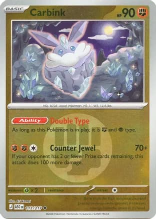 Carbink - 117/217 (Energy Symbol Pattern) — ME: Ascended Heroes