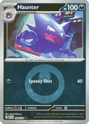 Haunter (Energy Symbol Pattern) — ME: Ascended Heroes Pokémon TCG card by Rianti Hidayat
