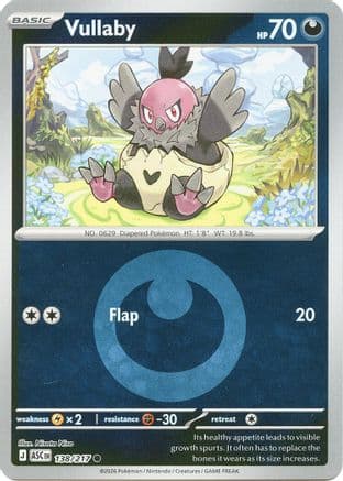 Vullaby (Energy Symbol Pattern) — ME: Ascended Heroes Pokémon TCG card by Nisota Niso