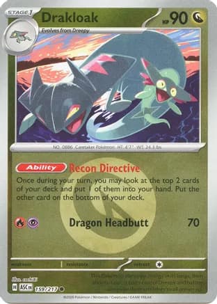 Drakloak - 159/217 (Energy Symbol Pattern) — ME: Ascended Heroes