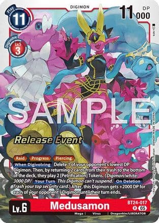 Medusamon — Time Stranger Release Event Cards