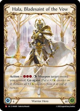 Hala, Bladesaint of the Vow — Armory Deck Origins: Hala
