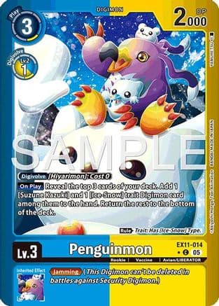 Penguinmon (Limited Foil) — Dawn of Liberator