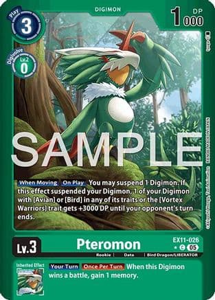 Pteromon (Limited Foil) — Dawn of Liberator