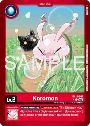 Koromon (Limited Foil) — Dawn of Liberator
