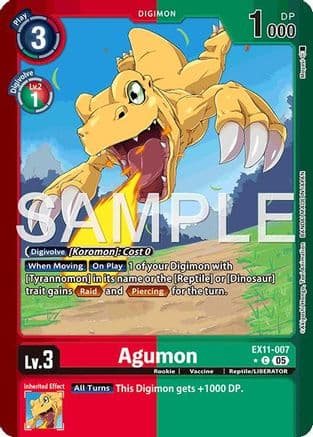 Agumon (Limited Foil) — Dawn of Liberator