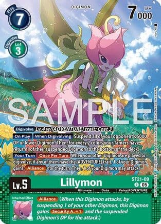 Lillymon (Event Pack 9) — Digimon Card Game card