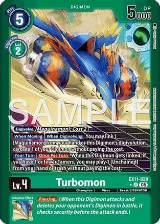 Turbomon (Limited Foil) — Dawn of Liberator