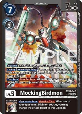 MockingBirdmon (Limited Foil) — Dawn of Liberator