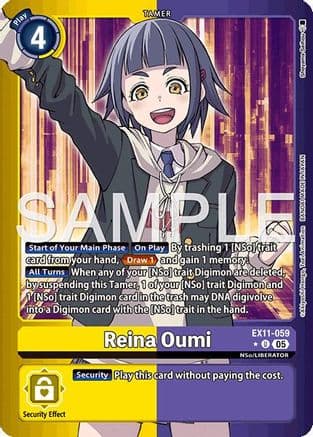 Reina Oumi (Limited Foil) — Dawn of Liberator