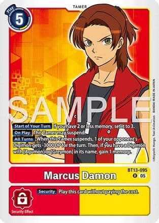 Marcus Damon - BT13-095 (Reprint) — Advanced Booster Digimon Generation