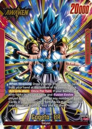 Gogeta : BR - FB09-001 (Alternate Art) — Dual Evolution