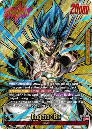 Gogeta : BR - FB09-001 (Super Alternate Art) — Dual Evolution