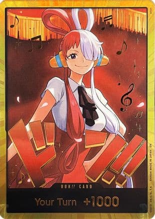 DON!! Card (Uta) (Gold) — Extra Booster: One Piece Heroines Edition