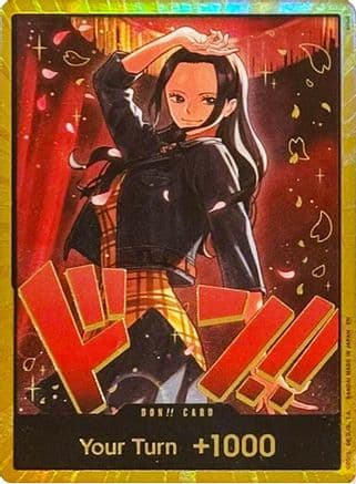 DON!! Card (Nico Robin) (Gold) — Extra Booster: One Piece Heroines Edition