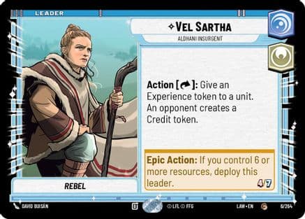 Vel Sartha - Aldhani Insurgent — A Lawless Time